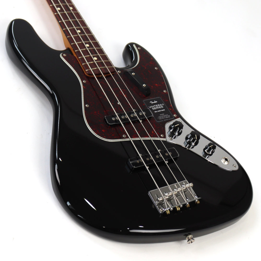 Fender フェンダー Vintera II 60s Jazz Bass RW BLK エレキベース ジャズベース アウトレット コンター側ボディトプ