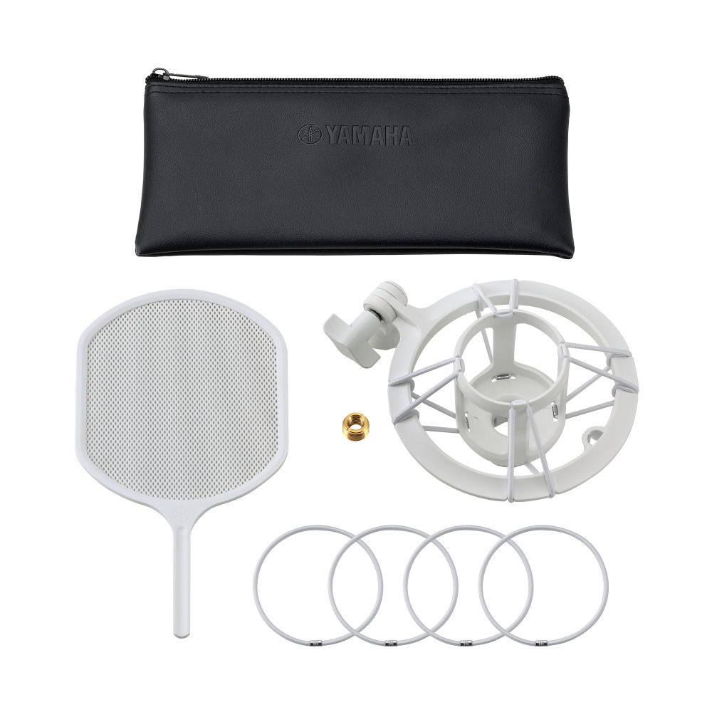 YAMAHA ヤマハ YCM705W コンデンサーマイクロフォン ホワイト セット内容画像
