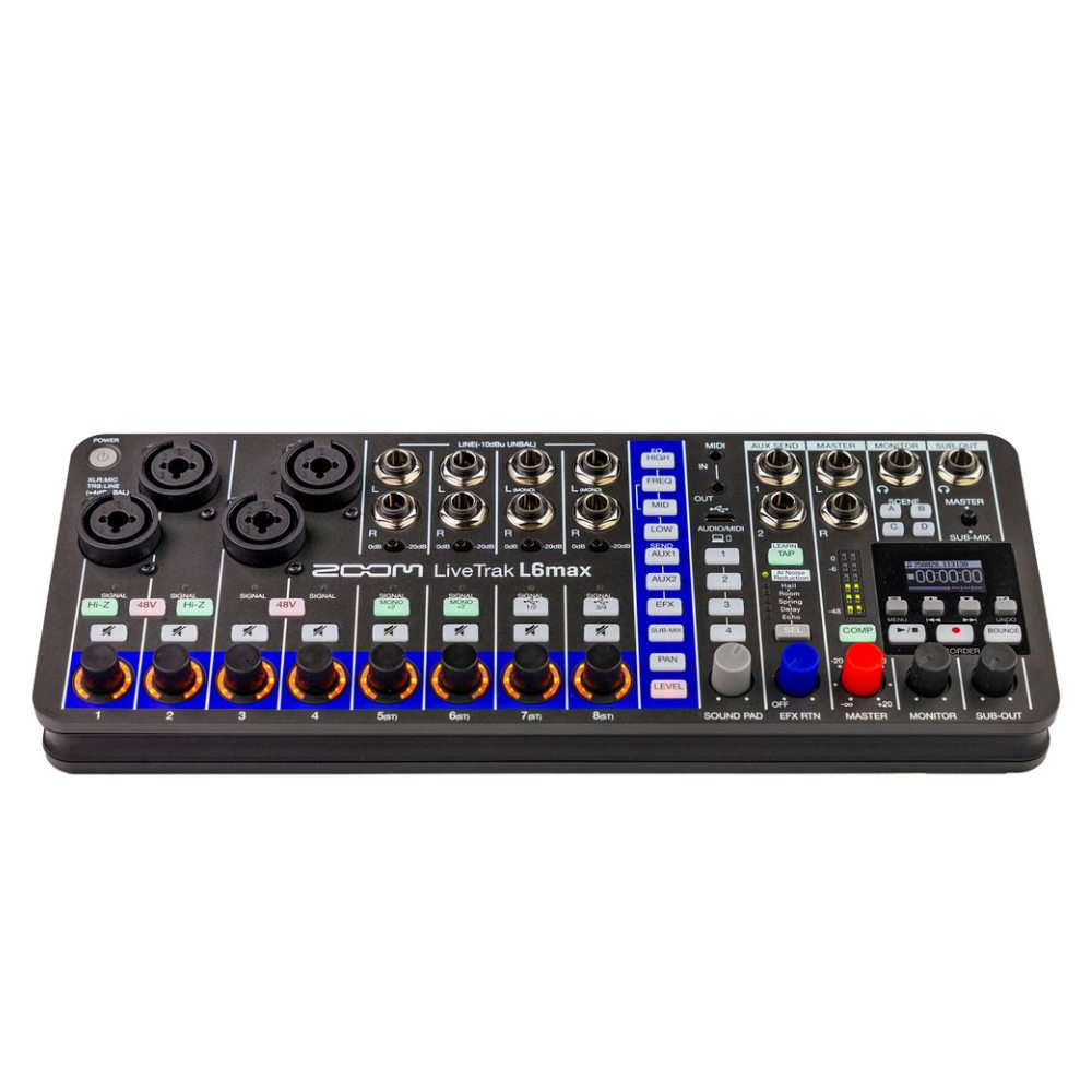 ZOOM ズーム LIVETRAK L6max 12ch デジタルミキサー&レコーダー