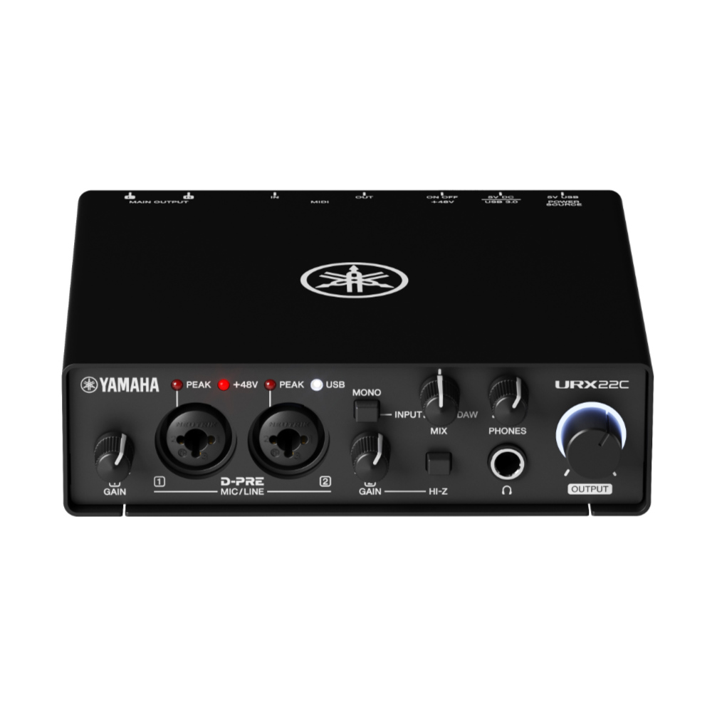 YAMAHA ヤマハ URX22C USBオーディオインターフェース トップ画像