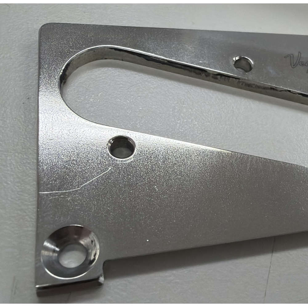 【訳あり】Vega-Trem ベガトレム VT2 Teletrem modern without VT Logo arm テレキャスター用ブリッジ アウトレット プレート傷