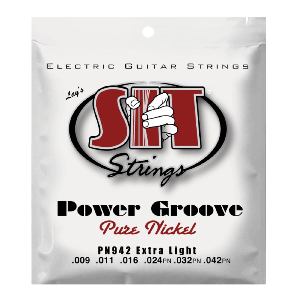 SIT STRINGS PN942 EXTRA LIGHT POWER GROOVE エレキギター弦×3セット