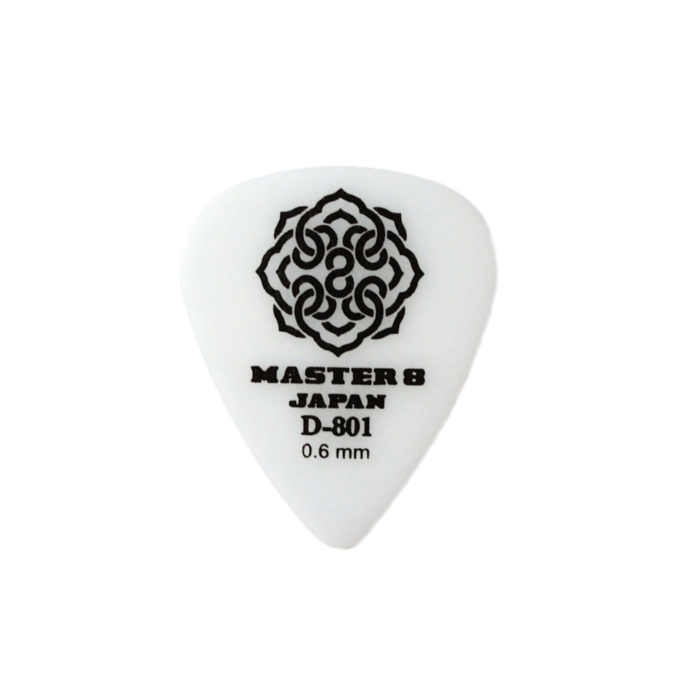 MASTER 8 JAPAN D801-TD060 D-801 TEARDROP 0.6mm ギターピック×10枚