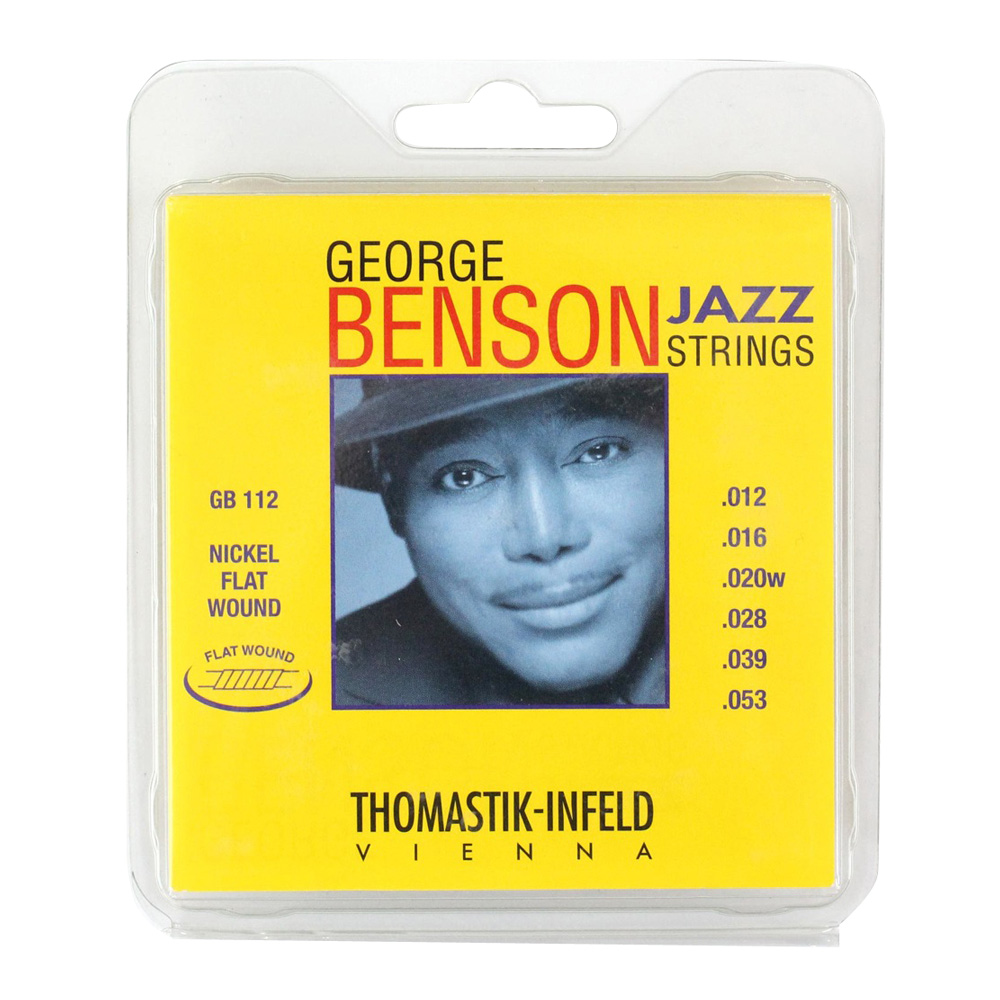 Thomastik-Infeld GB112 GEORGE BENSON JAZZ STRINGS Flat Wound フラットワウンドギター弦×3セット