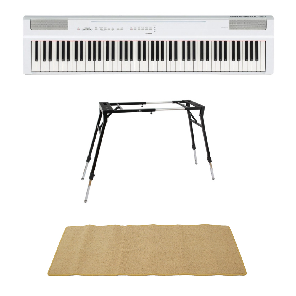 ラッピング ※ YAMAHA P-125WH フットペダルFC3Aつき thiesdistribution.com