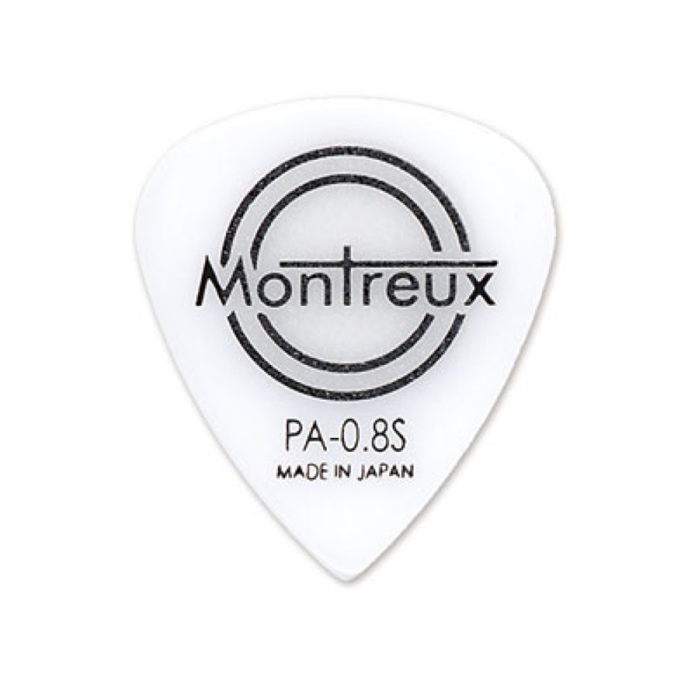 Montreux PA-0.8S White No.3929 ギターピック×48枚