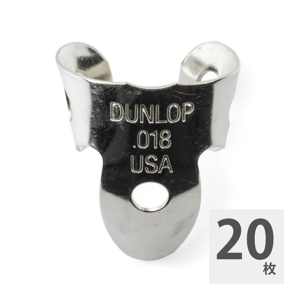 JIM DUNLOP 36R018 Nickel Silver Mini Fingerpicks フィンガーピック×20枚