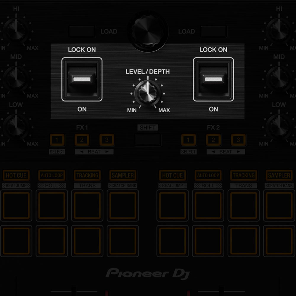 Pioneer DJ DDJ-REV1 ラップトップスタンド付きセット DJコントローラー Serato DJ Lite対応 コントローラー DJコントローラーつまみ画像
