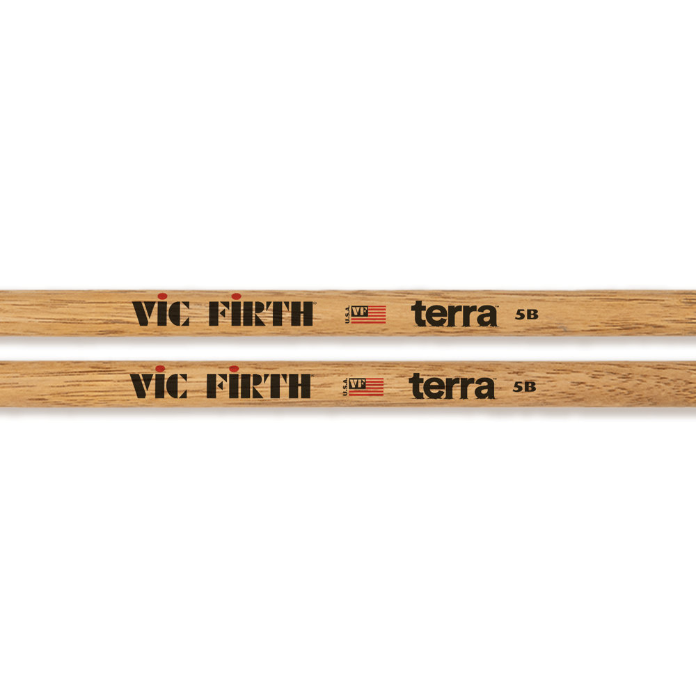 VIC FIRTH ヴィックファース VIC-5BT TERRA ドラムスティック×3セット ラベル