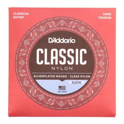 D'Addario EJ27H SV/Clear/Student/Hard クラシックギター弦