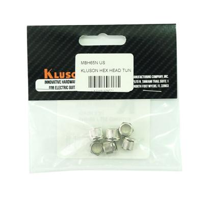 KLUSON BUSHING SET 6.35-8.85/Nickel/HEXA ギターペグ用ブッシュ 6個セット