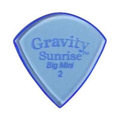 GRAVITY GUITAR PICKS sunrise -Big Mini- GSUB2P 2.0mm Blue ギターピック