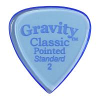 GRAVITY GUITAR PICKS Classic Pointed -Standard- GCPS2P 2.0mm Blue ギターピック