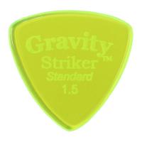 GRAVITY GUITAR PICKS Striker -Standard- GSRS15P 1.5mm Fluorescent Green ピック