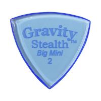 GRAVITY GUITAR PICKS Stealth -Big Mini- GSSB2P 2.0mm Blue ギターピック