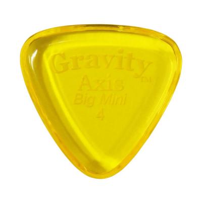 GRAVITY GUITAR PICKS Axis -Big Mini- GAXB4P 4.0mm Yellow ギターピック