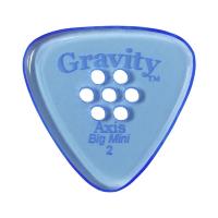 GRAVITY GUITAR PICKS Axis -Big Mini Multi-Hole- GAXB2PM 2.0mm Blue ピック