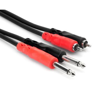 Hosa CPR-202 2m モノラルフォン×2-RCAピン×2 オーディオケーブル