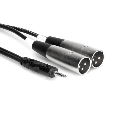Hosa CYX-403M 3m ステレオミニオス-XLRキャノンオスx2 オーディオケーブル
