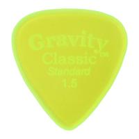 GRAVITY GUITAR PICKS Classic -Standard Master Finish- GCLS15M 1.5mm Fluorescent Green ギターピック