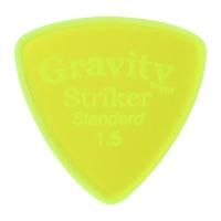 GRAVITY GUITAR PICKS Striker -Standard Master Finish- GSRS15M 1.5mm Fluorescent Green ピック