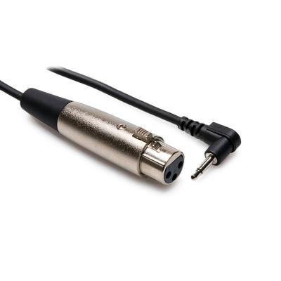 Hosa XVM-305F 1.5m XLRキャノンメス-L型モノラルミニオス オーディオケーブル