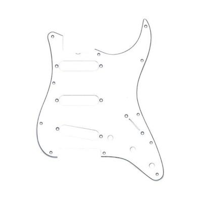 Fender 11-Hole ’60s Vintage-Style Stratocaster S/S/S 3-PLY Pickguards White ピックガード