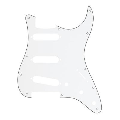 Fender 11-Hole Modern-Style Stratocaster S/S/S Pickguards WHITE ピックガード