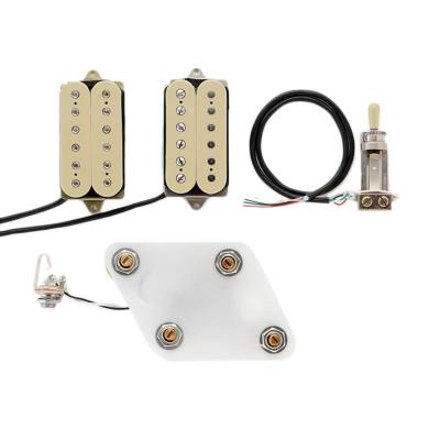 DiMarzio GG2101A2CR Pre-Wired Pickup Set for Les Paul Classic Rock Set Cream プリワイアードピックアップ