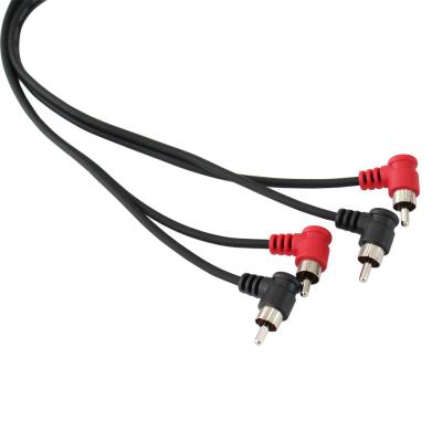 Hosa CRA-202RR 2m L型RCAオスx2-L型RCAオスx2 オーディオケーブル