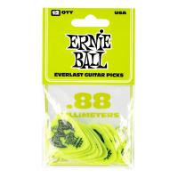 ERNIE BALL Everlast Guitar Picks ＃9191 Green 0.88mm 12枚入り