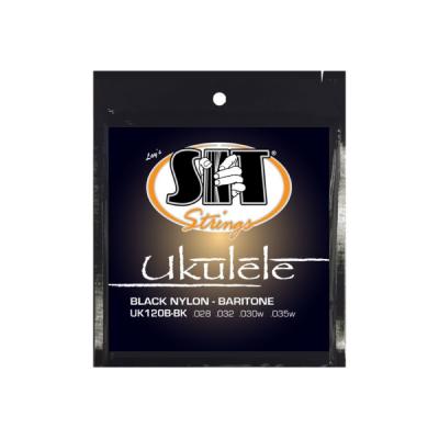 SIT STRINGS UK120B-BK Black Nylon バリトンウクレレ弦