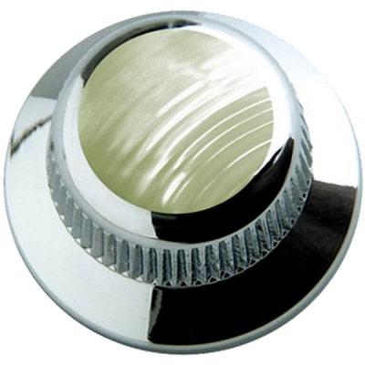 Q-parts UFO KNOB Ripple Pearl Shell in Chrome KCU-0725 コントロールノブ