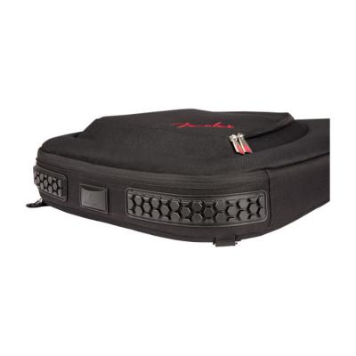 Fender フェンダー FE1225 Electric Guitar Gig Bag Black エレキギター用ギグバッグ ボディ下部の衝撃を吸収する外部バンパー