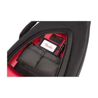 Fender フェンダー FE1225 Electric Guitar Gig Bag Black エレキギター用ギグバッグ 大容量のアクセサリーポケット