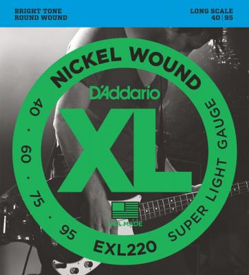 D'Addario EXL220 Super Light ベース弦