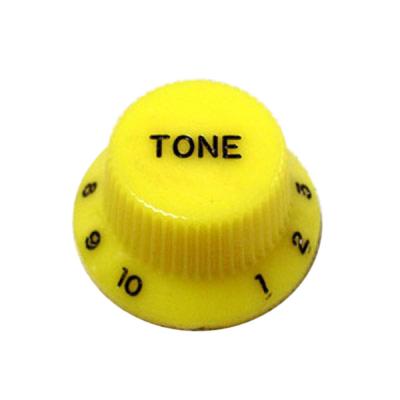 Montreux Strat Tone Knob Inch Yellow No.8807 ギターパーツ