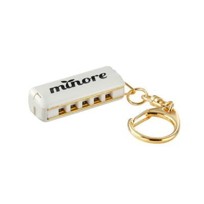 SUZUKI minore ミノーレ MHK-5W 5穴10音 ミニハーモニカ キーホルダー