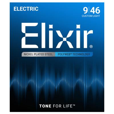 ELIXIR 12025 POLYWEB Custom Light 09-46 エレキギター弦
