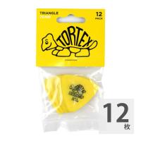JIM DUNLOP Tortex Triangle 0.73mm Yellow Player’s Pack ギターピック 12枚パック
