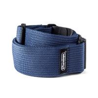 JIM DUNLOP D2701NV Ribbed Cotton Straps Navy Blue ギターストラップ