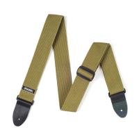 JIM DUNLOP D2701OL Ribbed Cotton Straps Olive Green ギターストラップ