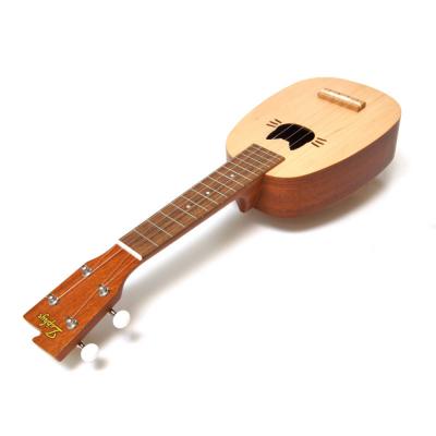 ZEPHYR SP-15-cat ソプラノウクレレ ボディ斜めアングル画像2