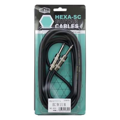 HEXA HSC ヘクサSCケーブル S-S 5.0M BK ギターケーブル