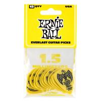 ERNIE BALL Everlast Guitar Picks ＃9195 Yellow 1.50mm 12枚入り