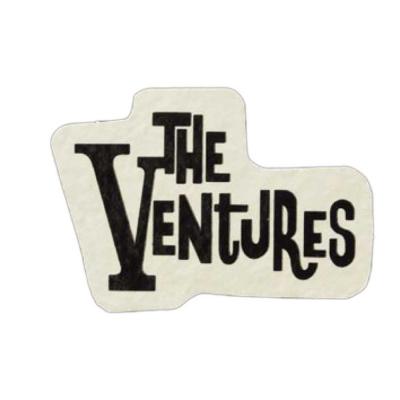 CANOPUS VENDECA-L BK The Ventures ロゴ 大 黒 デカール ステッカー
