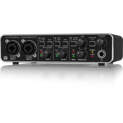 BEHRINGER UMC204HD U-PHORIA オーディオインターフェース