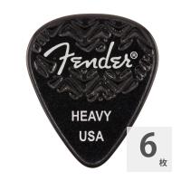 Fender 351 Shape Wavelength Celluloid Picks Black ピック 6枚入り