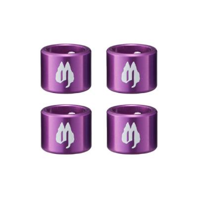 Free The Tone SLC-4AS-PL-4P CU-416用ソルダーレスプラグ用アルミキャップ Sプラグ用 パープル 4個入り