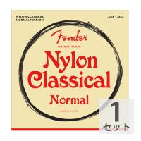 Fender Nylon Acoustic Strings 100 Clear/Silver Tie End Gauges 028-043 クラシックギター弦